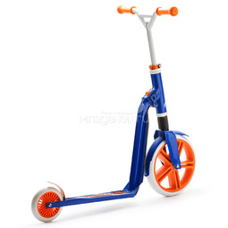 Самокат-беговел 2в1 Scoot&Ride Highway Gangster трансформер Белый-голубой-оранжевый