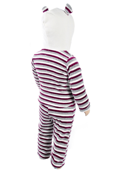 Комплект одежды Estella для девочки, брюки, кофточка, цвет - Темно-розовый  2