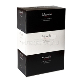 Салфетки бумажные Maneki Black &amp; White 2 слоя иланг-иланг белые (224 шт в коробке)