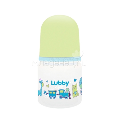 Бутылочка Lubby с силиконовой соской 60 мл (с 0 мес) 1