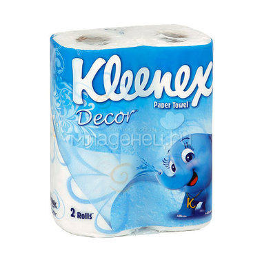 Полотенца бумажные Kleenex декор (2 слоя) 2 шт 0