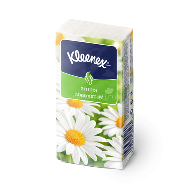 Платочки бумажные Kleenex 1 упаковка (10 штук*10) 1