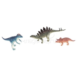 Игровой набор 1toy В мире животных Динозавры, 10 фигурок и аксессуаров, 10-21 см