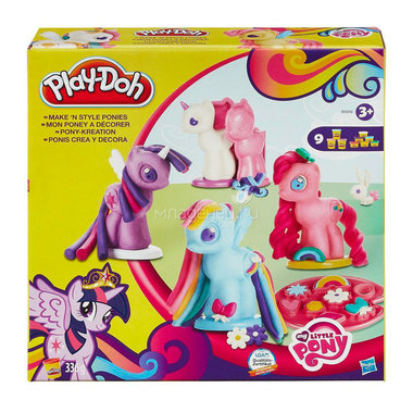 Игровой набор Play-Doh Создай любимую пони 1