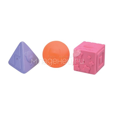 Игрушка для ванной K's Kids Геометрические фигуры (фиолетовый, оранжевый, розовый) 0