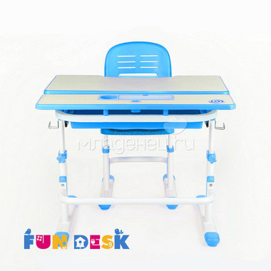 Набор мебели FunDesk Lavoro парта и стул Blue 1