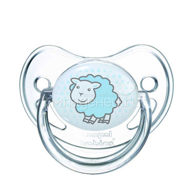 Пустышка Canpol Babies Transparent Анатомическая силиконовая (6-18 мес) овечка 0