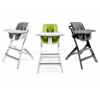 Стульчик для кормления 4moms High-chair Белый/серый 5