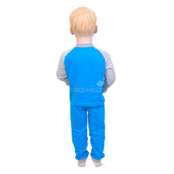 Комплект для мальчика Детская радуга: джемпер и брюки, цвет бирюза 
