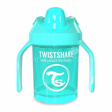 Поильник Twistshake Mini Cup 230 мл (с 4 мес) бирюзовый 1