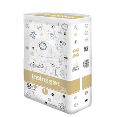Подгузники Insinse Premium 9-13 кг (56 шт) Размер L 0