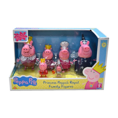 Игровой набор Peppa Pig Королевская семья Свинка Пеппа 0