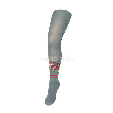 Колготки Para Socks с рисунком K1D11 р 86-92 серый меланж 0