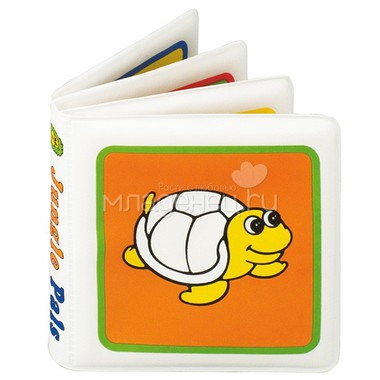 Игрушка для ванны Canpol Babies Книжка-пищалка Забавные животные для купания с 3 мес. (меняющая цвет) 0