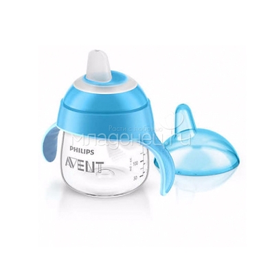 Набор Philips Avent для новорожденных Для мальчика (бутылочка, соска, пустышка, чашка-поильник, игрушка) с 0 мес 4