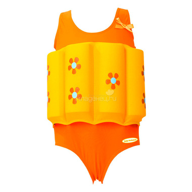 Купальный костюм для девочки Baby Swimmer Цветочек желтый рост 104 0