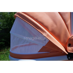 Коляска модульная 3в1 Vikalex Grata Leather Orange