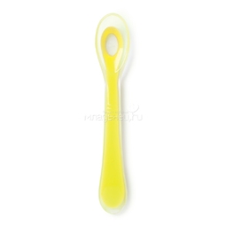 Ложка Happy Baby Для кормления Soft silikon Spoon (c 6 мес) желтая