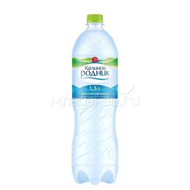 Вода Калинов Родник минеральная природная Негазированная 1,5 л (пластик) 0