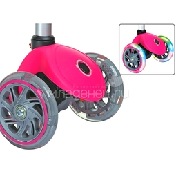 Самокат Globber EVO 5 in 1 с 3 светящимися колесами Pink