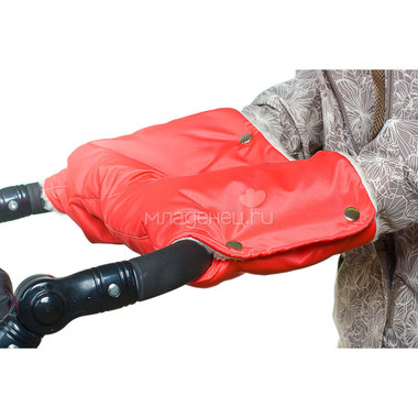 Муфта для коляски Чудо Чадо для защиты рук от холода на кнопках Коралловый 0