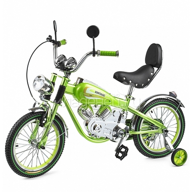 Велосипед-мотоцикл Small Rider Motobike Vintage Зеленый 0