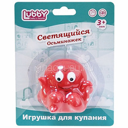 Игрушка для ванны Lubby Светящийся осьминожек