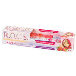 Промо-набор R.O.C.S. з/п+з/щ 45 г. со вкусом малины и клубники
