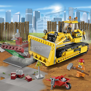 Конструктор LEGO City 60074 Бульдозер 6