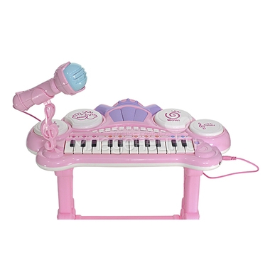 Музыкальный детский центр Everflo Пианино Розовый HS0356831 4