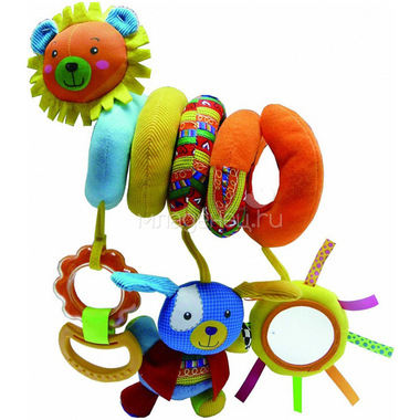 Развивающая игрушка Biba Toys спираль Счастливые животные 0