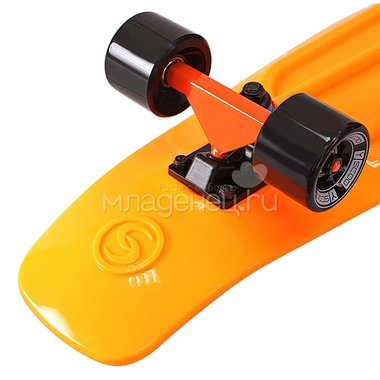 Скейтборд Y-SCOO Big Fishskateboard 27" винил 68,6х19 с сумкой Orange/Black 3