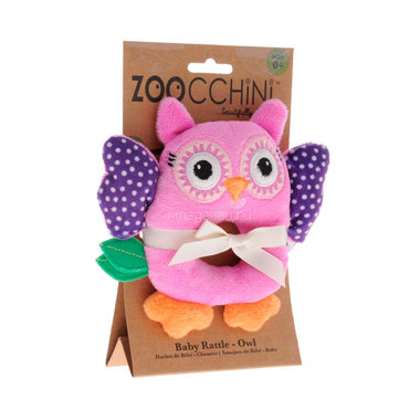 Погремушка Zoocchini Сова / фиолетовая ZOO4002 Арт. 00526 0