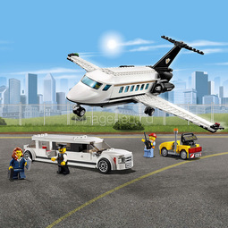 Конструктор LEGO City 60102 Служба аэропорта для VIP-клиентов