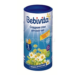 Чай детский Bebivita быстрорастворимый 200 гр Сладкие сны (с 4 мес)