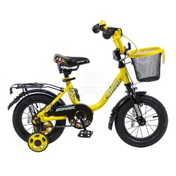 Велосипед двухколесный Velolider 12&quot; Lider Stark 12U-009 Желтый/Черный