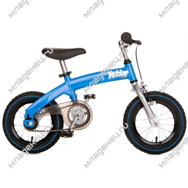 Велосипед 2 в 1 Hobby-bike со стальной рамой Голубой 0