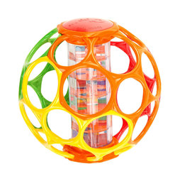 Развивающая игрушка Rhino Toys Мячик Oball с погремушкой от 0 мес.