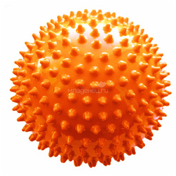 Мяч ежик МалышОК 6,5 см (в пакете) оранжевый