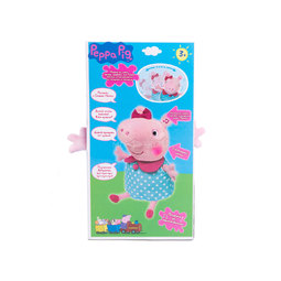 Мягкая игрушка Peppa Pig Пеппа интерактивная (движение, свет и звук) 30 см.