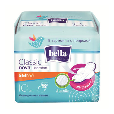 Прокладки гигиенические Bella Classic Nova Сomfort Classic Nova Сomfort 10 шт 0