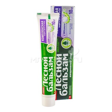 Зубная паста Лесной бальзам с биогранулами, 75мл 0