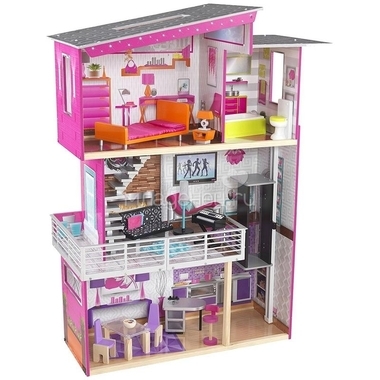 Кукольный домик KidKraft Роскошный дизайн Luxury с мебелью и интерактивом 0