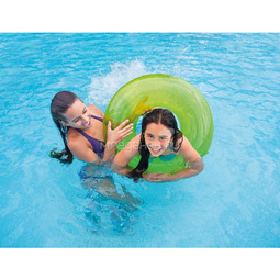 Круг Intex для плавания Transparent 76 см, цвет в ассортименте