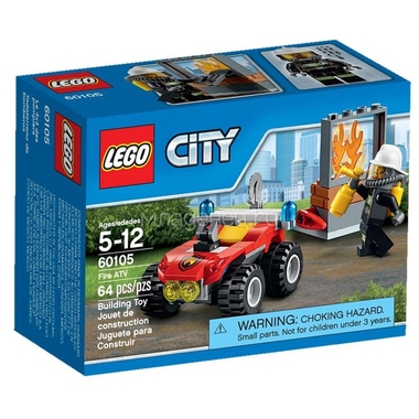 Конструктор LEGO City 60105 Пожарный квадроцикл 1