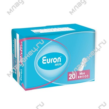 Прокладки послеродовые и урологические Evron Micro Mini 20 шт 0