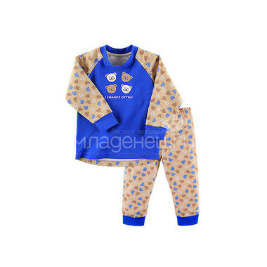 Пижама Наша Мама для мальчика рост 104 синий 0