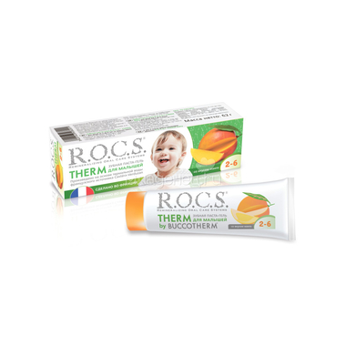 Зубная паста-гель R.O.C.S. 56 гр от 2 до 6 лет со вкусом манго 0