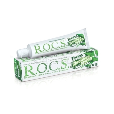 Зубная паста R.O.C.S. для подростков 74 мл Двойная мята 0