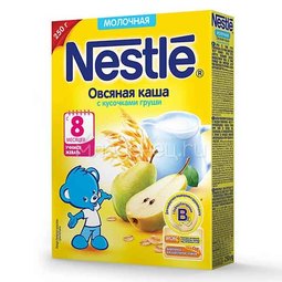 Каша Nestle молочная 250 гр Овсяная с грушей (с 8 мес)